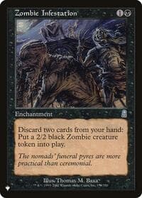 Zombie Infestation - The List Reprints - Magic: The Gathering card