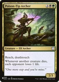 Poison-Tip Archer - The List Reprints - Magic: The Gathering card