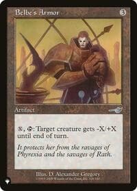Belbe's Armor - The List Reprints - Magic: The Gathering card