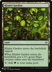 Khalni Garden - The List Reprints - Magic: The Gathering card