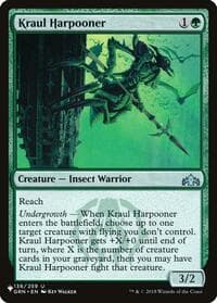 Kraul Harpooner - The List Reprints - Magic: The Gathering card