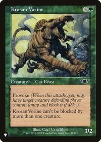 Krosan Vorine - The List Reprints - Magic: The Gathering card