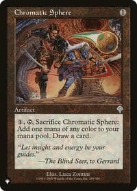 Chromatic Sphere - The List Reprints - Magic: The Gathering card