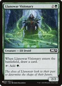 Llanowar Visionary - The List Reprints - Magic: The Gathering card