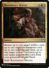 Reconstruct History - The List Reprints - Magic: The Gathering card