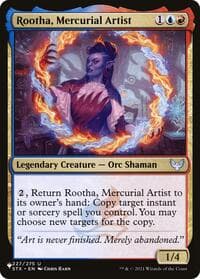 Rootha, Mercurial Artist - The List Reprints - Magic: The Gathering card