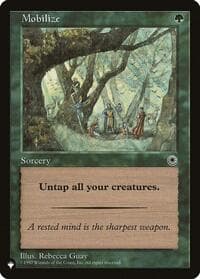 Mobilize - The List Reprints - Magic: The Gathering card
