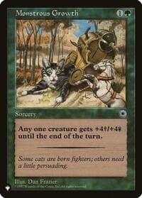 Monstrous Growth (Flavor Text) - The List Reprints - Magic: The Gathering card