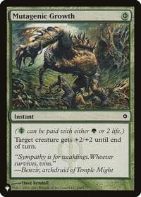 Mutagenic Growth - The List Reprints - Magic: The Gathering card