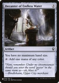 Decanter of Endless Water - The List Reprints - Magic: The Gathering card