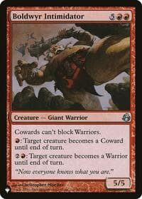 Boldwyr Intimidator - The List Reprints - Magic: The Gathering card