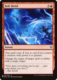 Bolt Bend - The List Reprints - Magic: The Gathering card