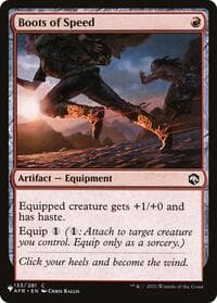 Boots of Speed - The List Reprints - Magic: The Gathering card