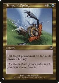 Temporal Spring - The List Reprints - Magic: The Gathering card