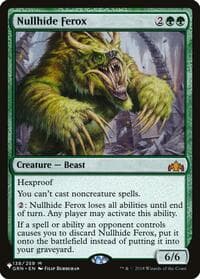 Nullhide Ferox - The List Reprints - Magic: The Gathering card