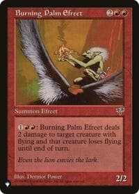 Burning Palm Efreet - The List Reprints - Magic: The Gathering card
