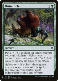 Outmuscle - The List Reprints - Magic: The Gathering card