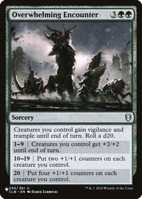 Overwhelming Encounter - The List Reprints - Magic: The Gathering card