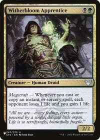 Witherbloom Apprentice - The List Reprints - Magic: The Gathering card