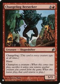 Changeling Berserker - The List Reprints - Magic: The Gathering card
