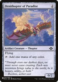 Ornithopter of Paradise - The List Reprints - Magic: The Gathering card