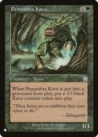 Penumbra Kavu - The List Reprints - Magic: The Gathering card