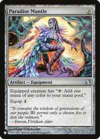 Paradise Mantle - The List Reprints - Magic: The Gathering card