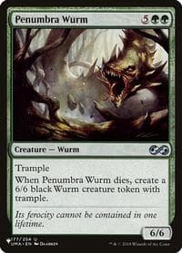 Penumbra Wurm - The List Reprints - Magic: The Gathering card