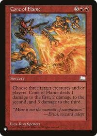Cone of Flame - The List Reprints - Magic: The Gathering card