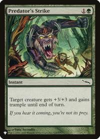 Predator's Strike - The List Reprints - Magic: The Gathering card