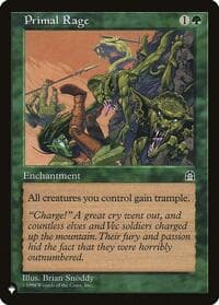 Primal Rage - The List Reprints - Magic: The Gathering card