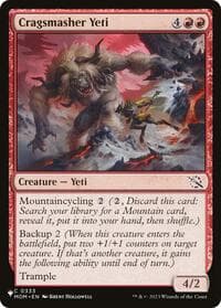Cragsmasher Yeti - The List Reprints - Magic: The Gathering card