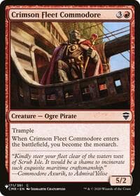 Crimson Fleet Commodore - The List Reprints - Magic: The Gathering card