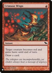 Crimson Wisps (SHM) - The List Reprints - Magic: The Gathering card