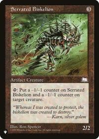 Serrated Biskelion - The List Reprints - Magic: The Gathering card