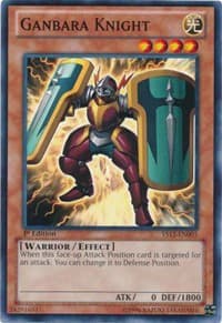 Ganbara Knight - Starter Deck: Xyz Symphony - YuGiOh card