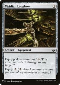Viridian Longbow - The List Reprints - Magic: The Gathering card