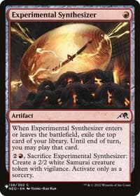 Experimental Synthesizer - The List Reprints - Magic: The Gathering card