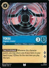 Yokai - Enigmatic Inventor - Azurite Sea - Disney Lorcana card