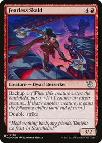 Fearless Skald - The List Reprints - Magic: The Gathering card
