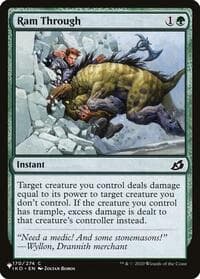 Ram Through - The List Reprints - Magic: The Gathering card