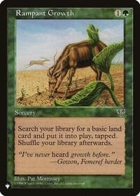 Rampant Growth (MIR) - The List Reprints - Magic: The Gathering card