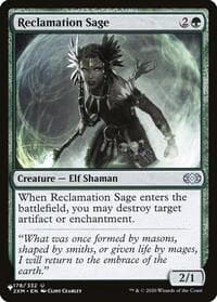 Reclamation Sage (2XM) - The List Reprints - Magic: The Gathering card