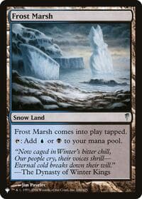 Frost Marsh - The List Reprints - Magic: The Gathering card