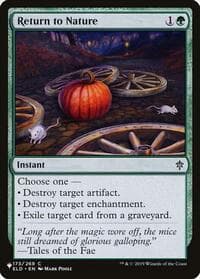 Return to Nature - The List Reprints - Magic: The Gathering card
