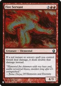 Fire Servant - The List Reprints - Magic: The Gathering card