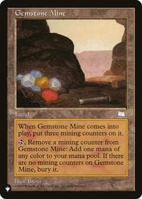 Gemstone Mine (WTH) - The List Reprints - Magic: The Gathering card
