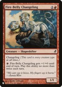Fire-Belly Changeling - The List Reprints - Magic: The Gathering card