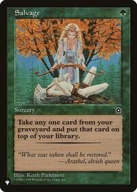 Salvage - The List Reprints - Magic: The Gathering card