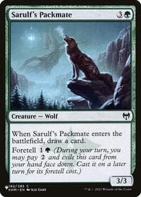 Sarulf's Packmate - The List Reprints - Magic: The Gathering card